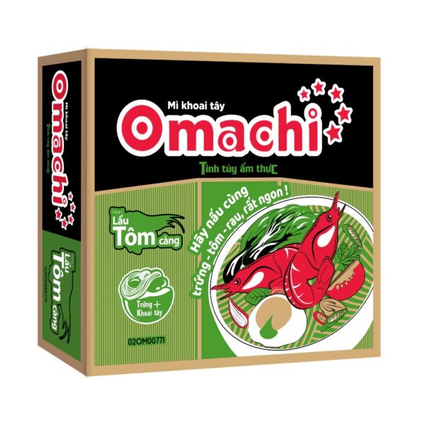 omachi lẩu tôm càng thùng omachi lẩu tôm càng thùng