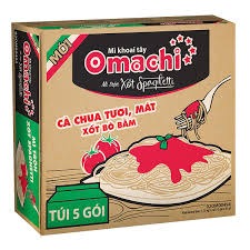 Mì Trộn Sốt Spaghetti Omachi 30 gói 90g - Thùng 30 gói
