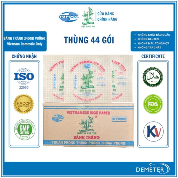 bánh tráng vuông