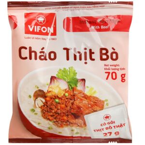 Cháo Vifon Thịt Bò thùng 50 gói 70g