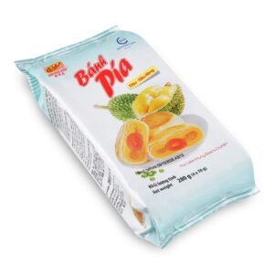 Bánh Pía Sóc Trăng Nhân Đậu Xanh Sầu Riêng Trứng Muối Tân Huê Viên 4 cái 70g