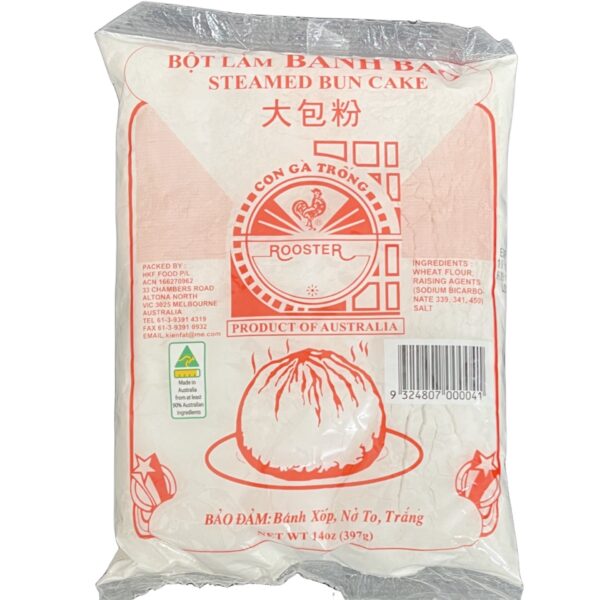 bột bánh bao con gà trống