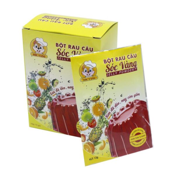 bot rau cau con soc vang