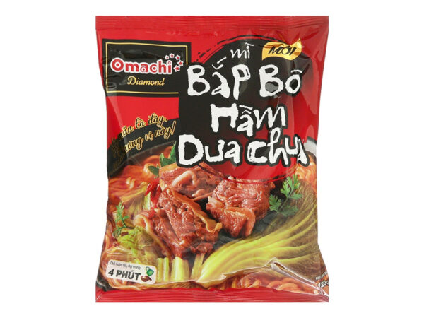 mi omachi diamond bap bo ham dua chua 121g