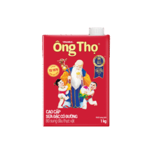 Sữa đặc Ông thọ đỏ cao cấp hộp giấy 1kg có nắp vặn