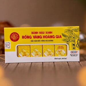 Bánh đậu xanh rồng vàng truyền thống Hoàng Gia hộp 400gr
