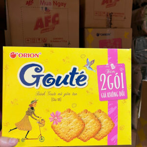 Bánh Goute hạt mè giòn tan 396gr (10 gói x 39.6g)