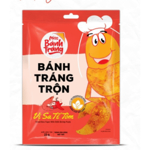 Miss bánh tráng Vị sa tế tôm 10 bịch/xâu