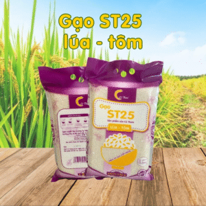 Gạo ST25 Lúa Tôm của Cỏ Thơm 5kg