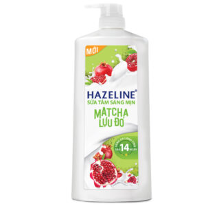 Sữa tắm dưỡng sáng Hazeline matcha lựu đỏ 800g