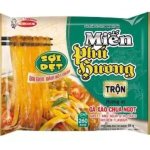 Thùng 24 gói miến trộn Phú Hương gà xào chua ngọt gói 69g