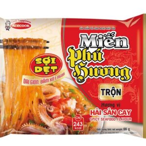 Thùng 24 gói miến trộn Phú Hương hải sản cay gói 66g