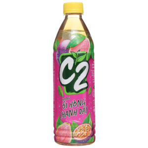 Trà xanh C2 ổi hồng chanh dây thùng 24chai 455ml