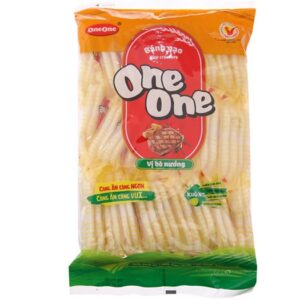 Bánh gạo vị bò nướng One One gói 150g