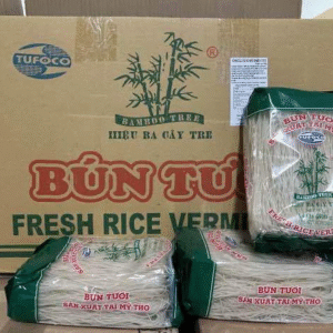 Thùng 30 gói Bún Tươi Xuất Khẩu Ba Cây Tre 400g