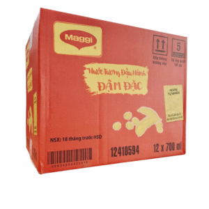 Thùng 12 chai Nước Tương Đậu Nành Đậm Đặc Maggie 700ml tặng 1 chai cùng loại 200ml