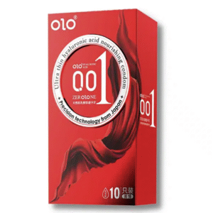 Bao cao su OLO Thin 001 Square Red, Gai nổi, nhiều gel gốc nước