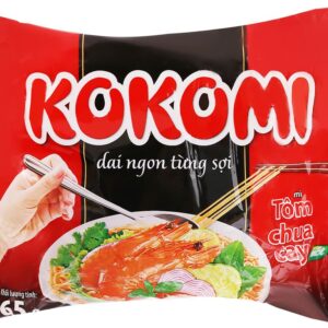 Thùng 30 gói mì Kokomi tôm chua cay 65g
