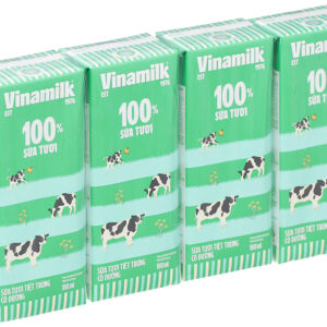 Sữa tươi tiệt trùng có đường Vinamilk 100% Sữa tươi 180ml