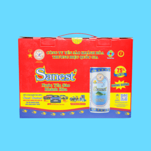 Nước Yến sào Khánh Hòa Sanest không đường thùng 24 lon 190ml