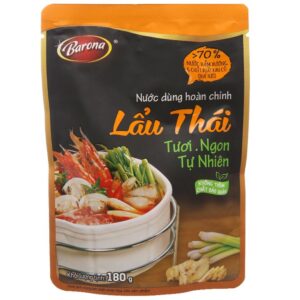 Nước dùng hoàn chỉnh lẩu Thái Barona gói 180g