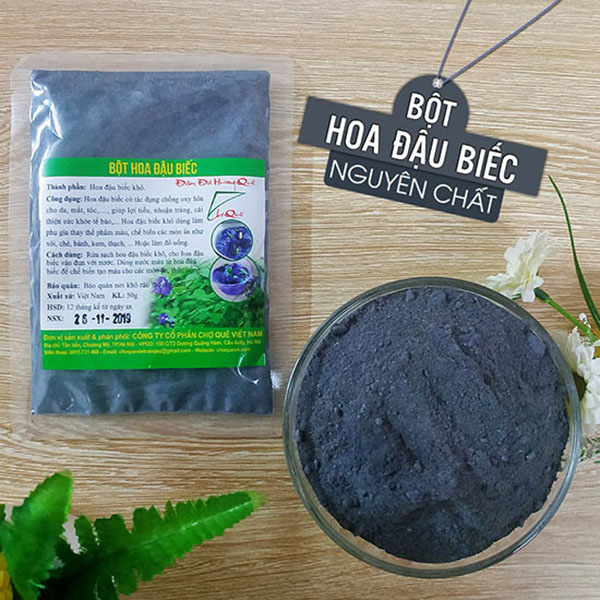 bot hoa dau biec bot hoa dau biec