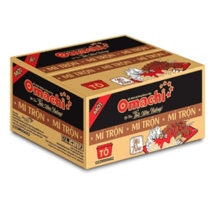 Mì Omachi trộn thịt xiên nướng thùng 12 tô 95gr