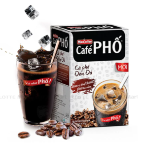 Cà Phê Phố Đen Đá Hộp 160G (10 Gói x 16G)